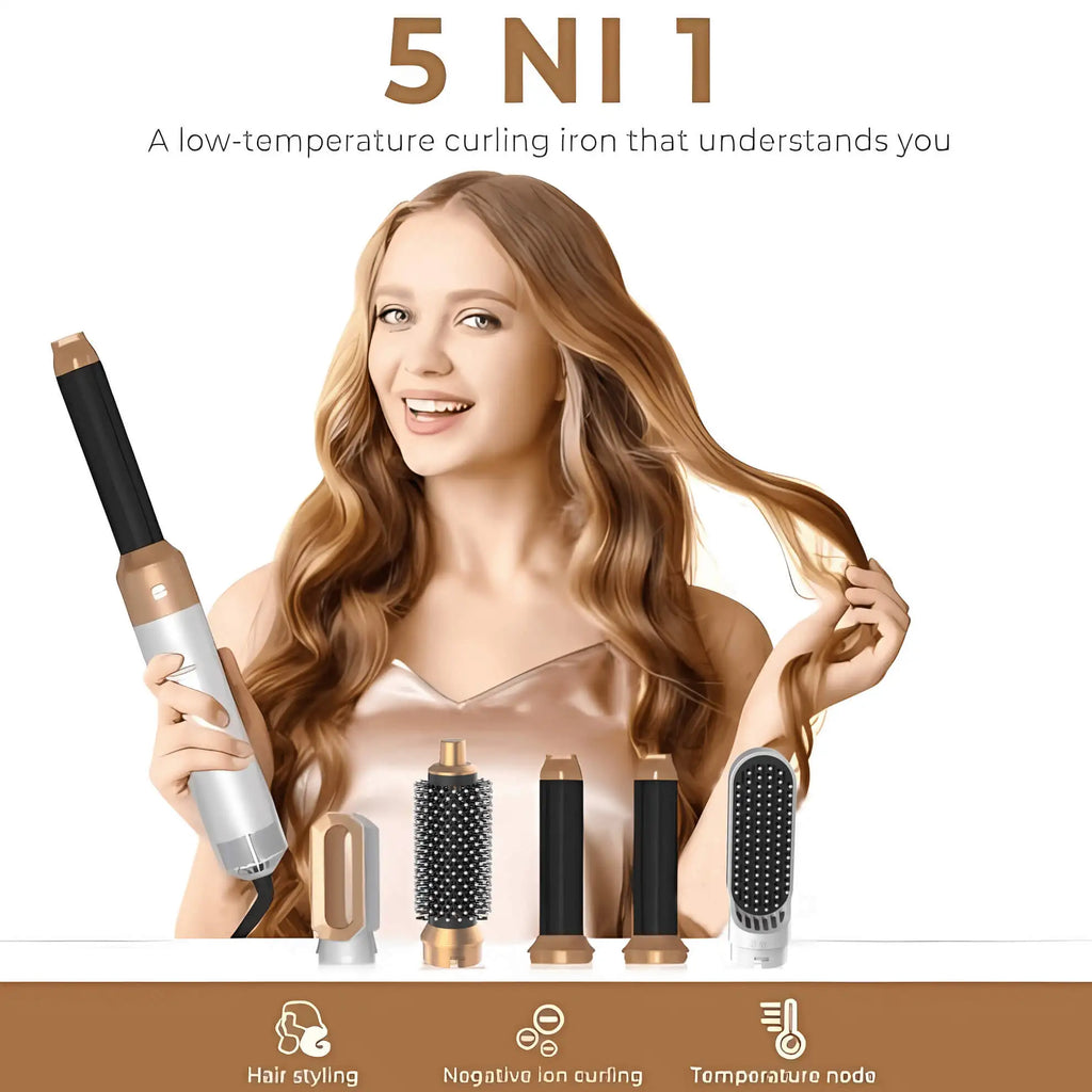 5 In 1 Hair Dryer Hot Air Comb