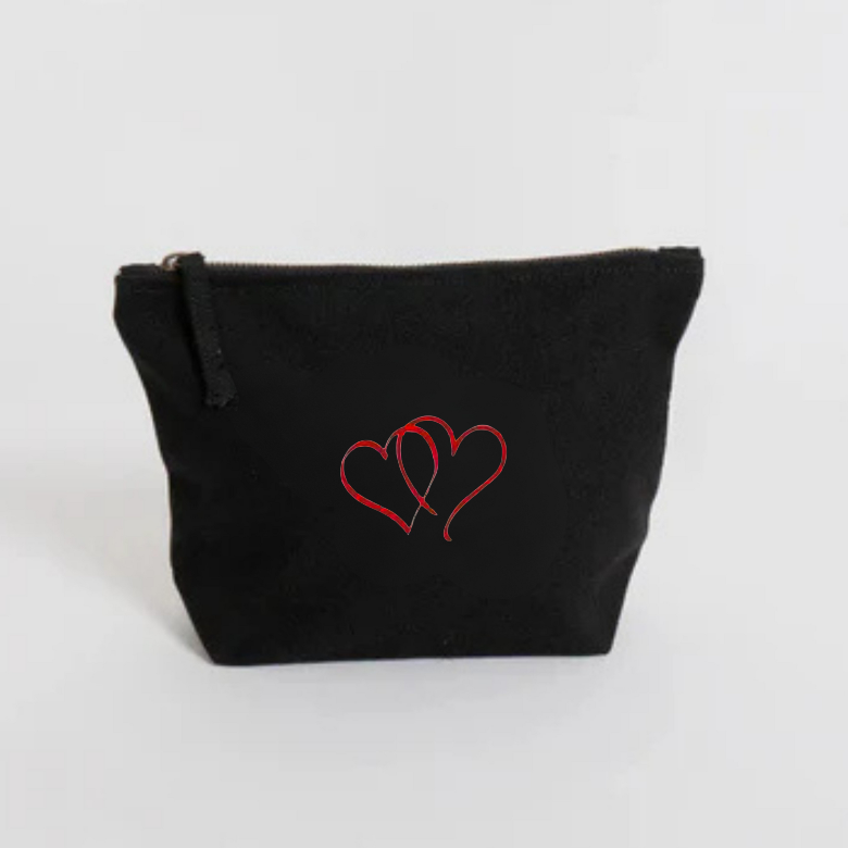 Hearts Makeup Bag