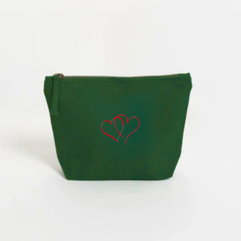 Hearts Makeup Bag