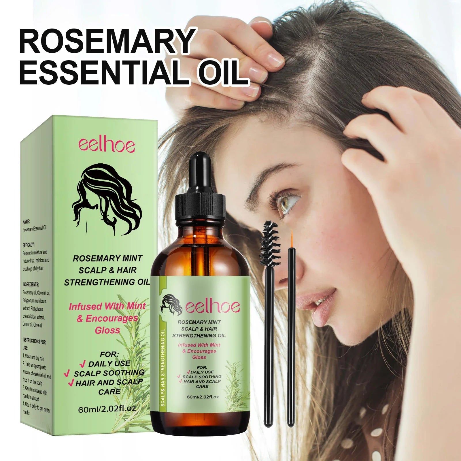 Rosemary Hair Growth Oil & Brush