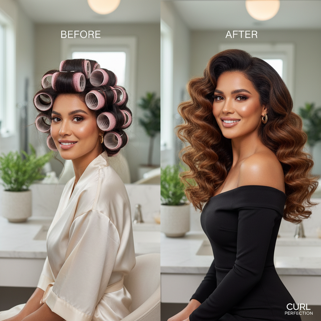Before After Curls