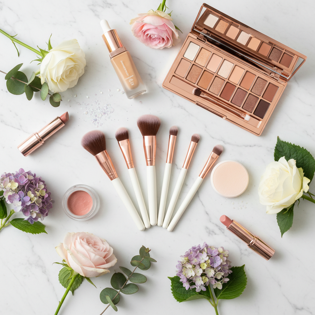 Brush Set Flat Lay