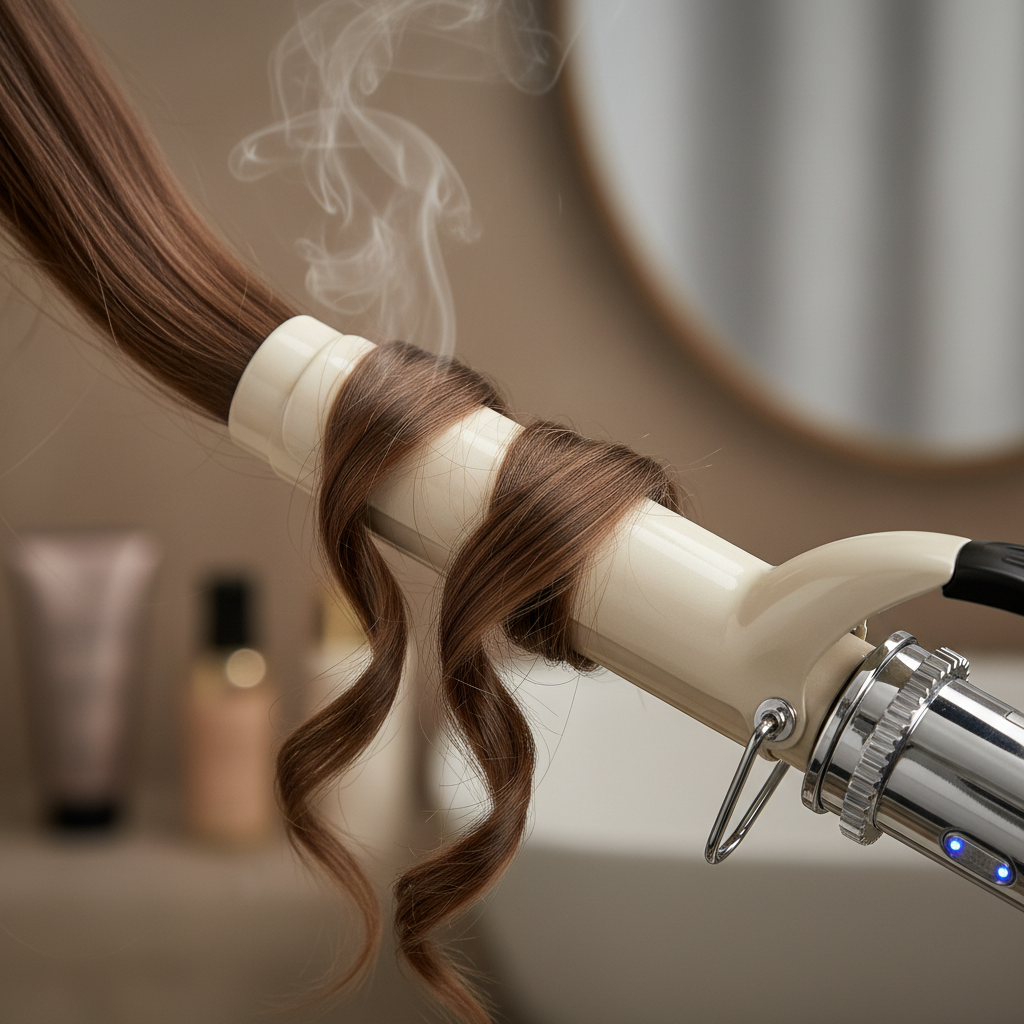 Curler Barrel Close Up