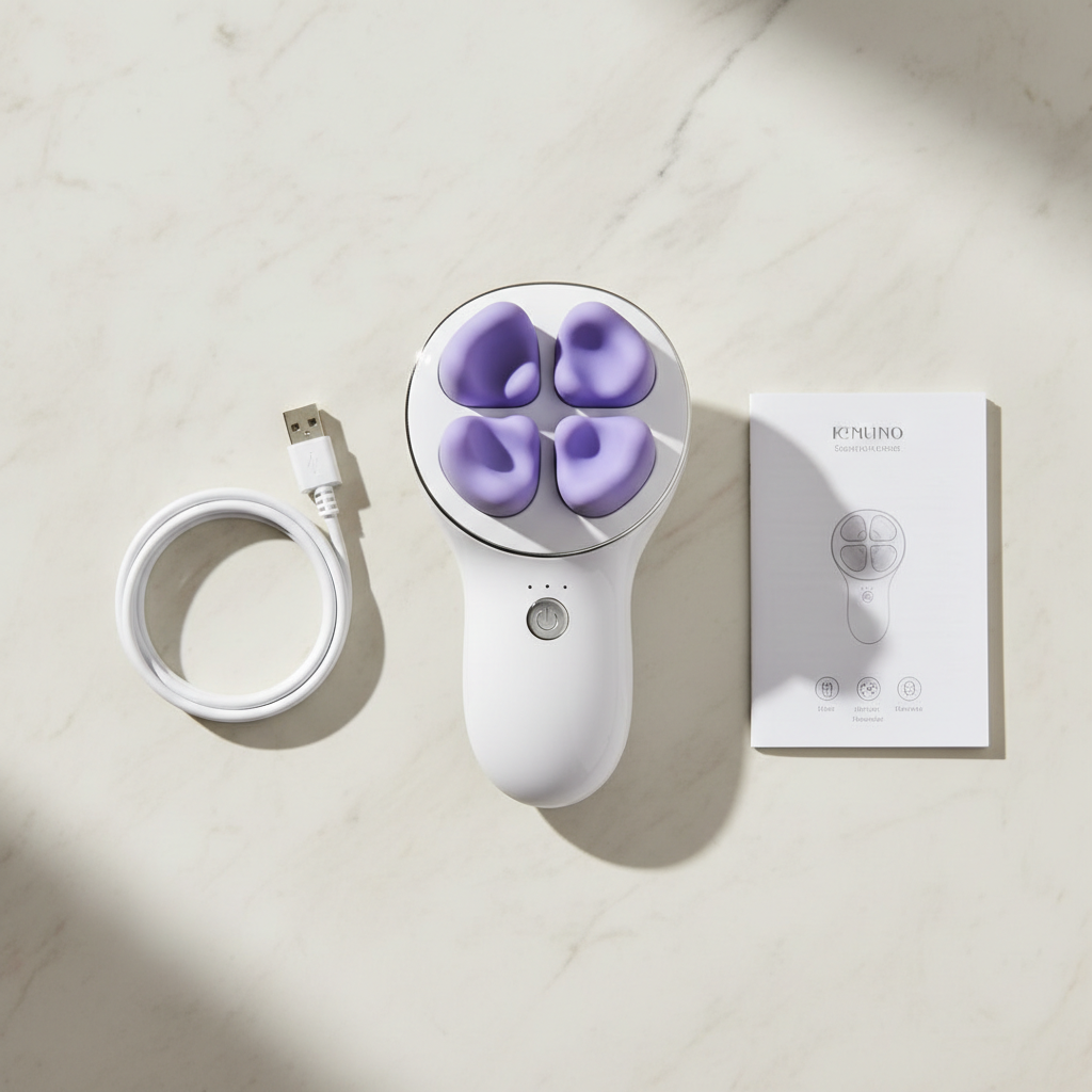 Electric Scalp Massager Flat Lay