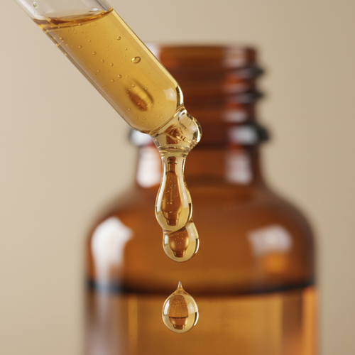 Serum Drops Close Up