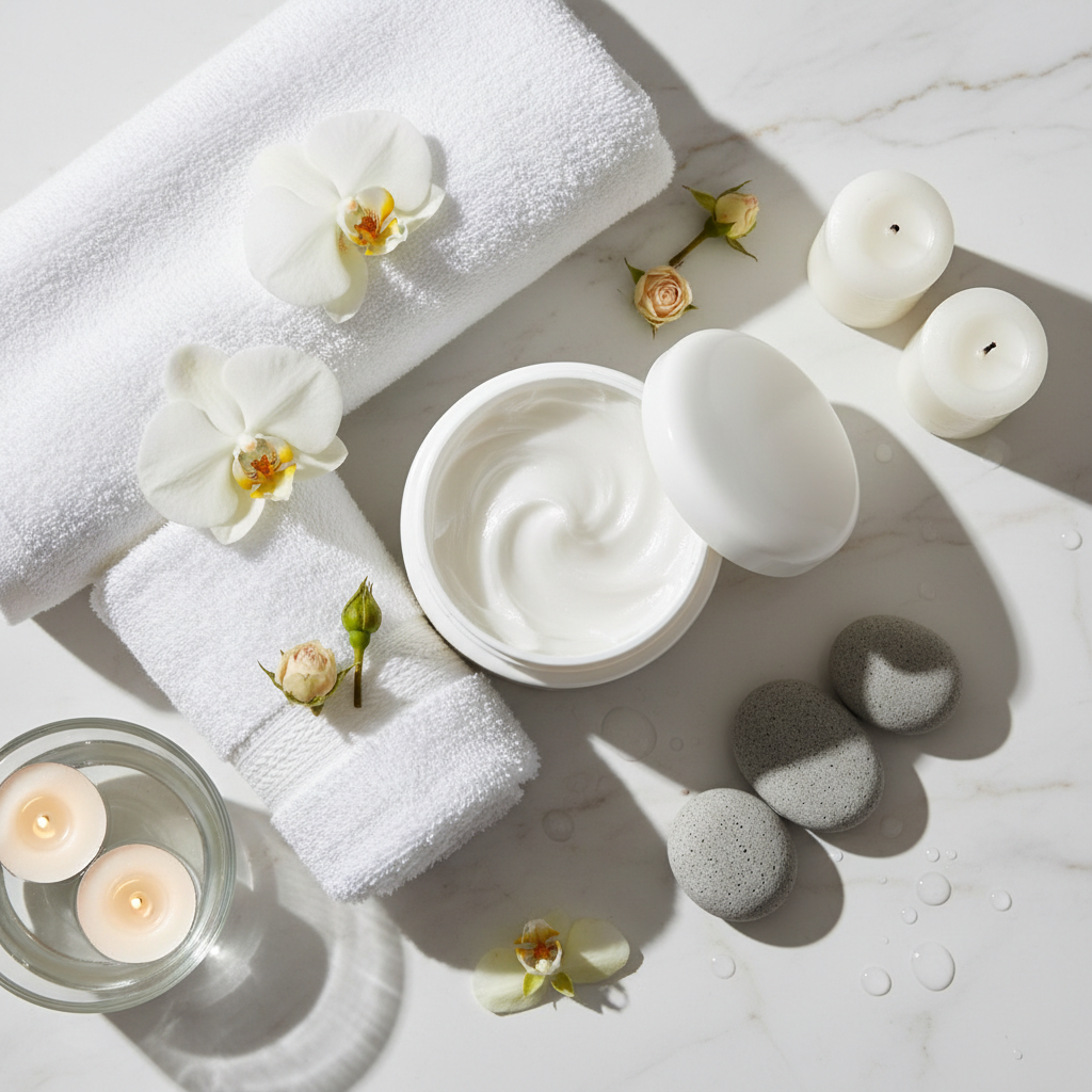 Spa Flat Lay