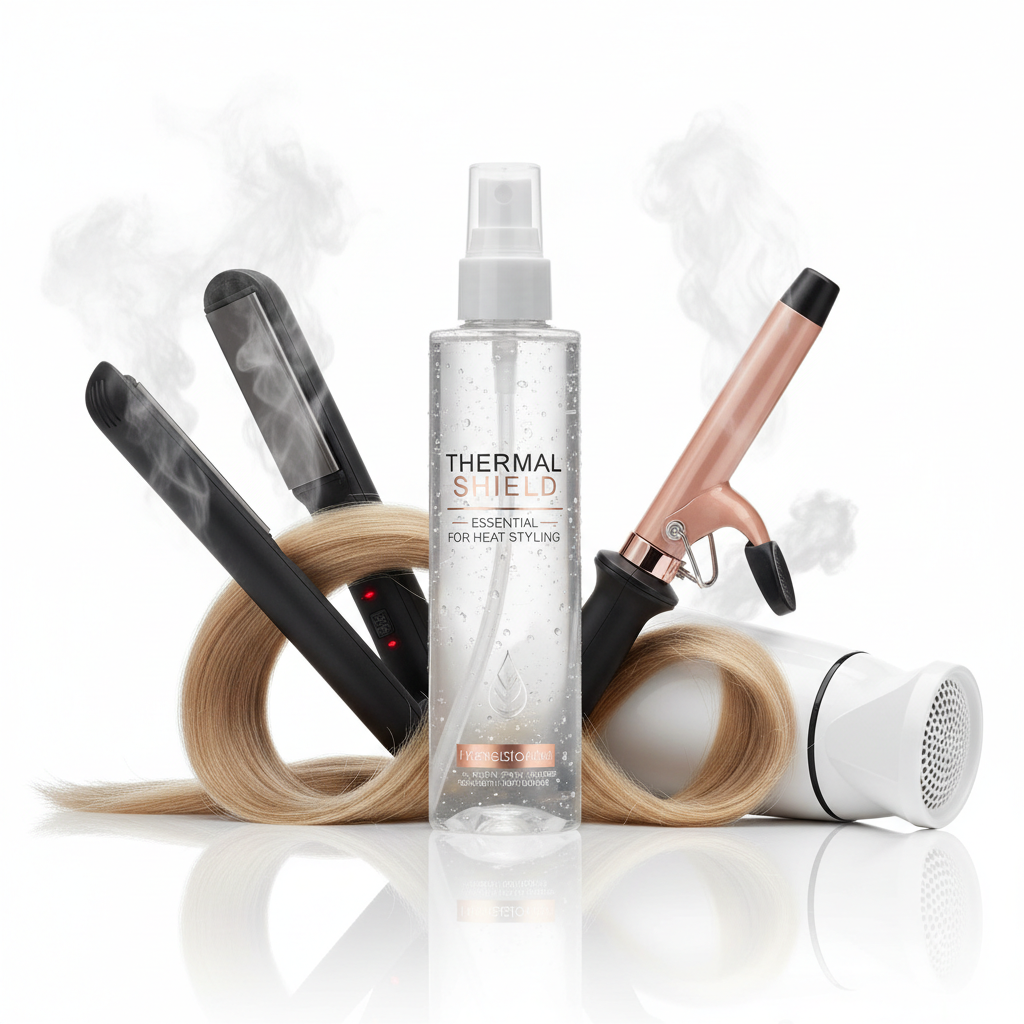 Spray With Styling Tools