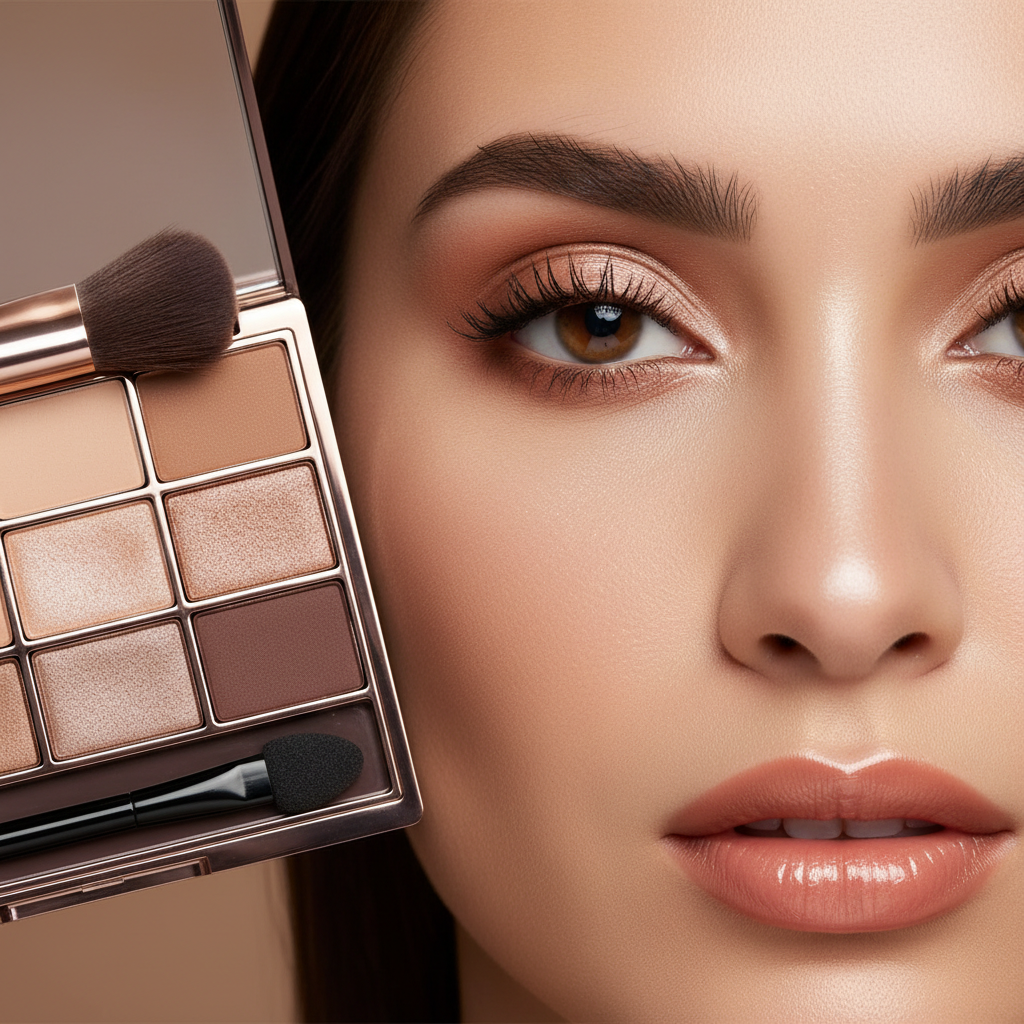 Woman Wearing Eyeshadow